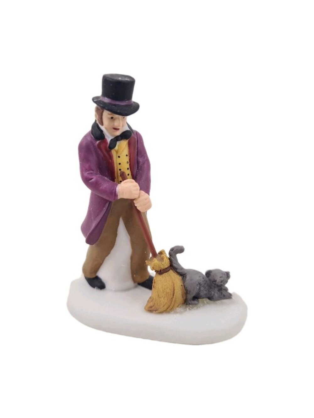 Department 56 Sweeping Up 811776 Dickens Village Christmas Accessory Vintage